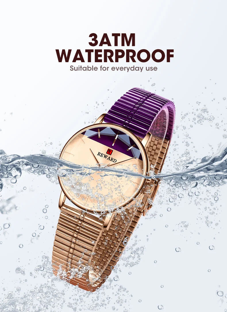 Reward Women Quartz Watch Women Special Design watch Band Female Clock Fashion Casual Wristwatch Ladies RD21010L