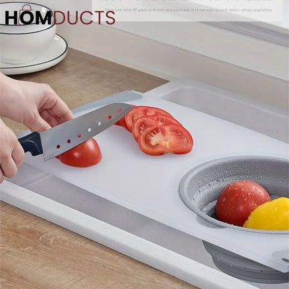 2-in-1 Over-the-Sink Cutting Board