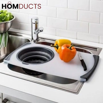 2-in-1 Over-the-Sink Cutting Board