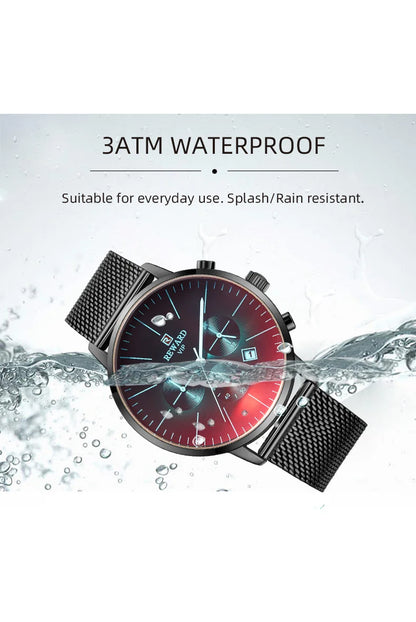 Reward New Arrival stainless steel waterproof luxury blue boys quartz watch Custom logo oem kids hand wristwatch hombre relojes RD82004M