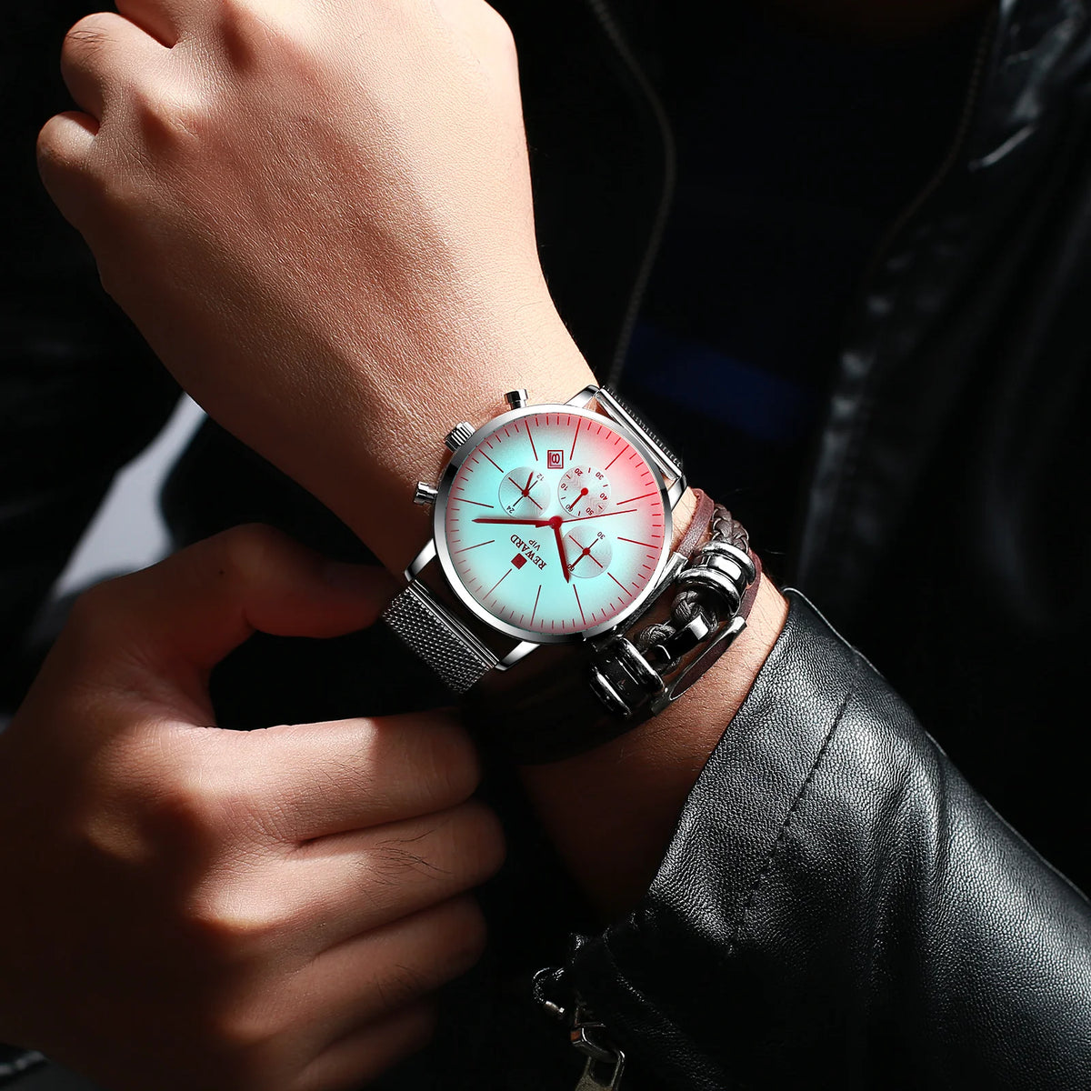 Reward New Arrival stainless steel waterproof luxury blue boys quartz watch Custom logo oem kids hand wristwatch hombre relojes RD82004M