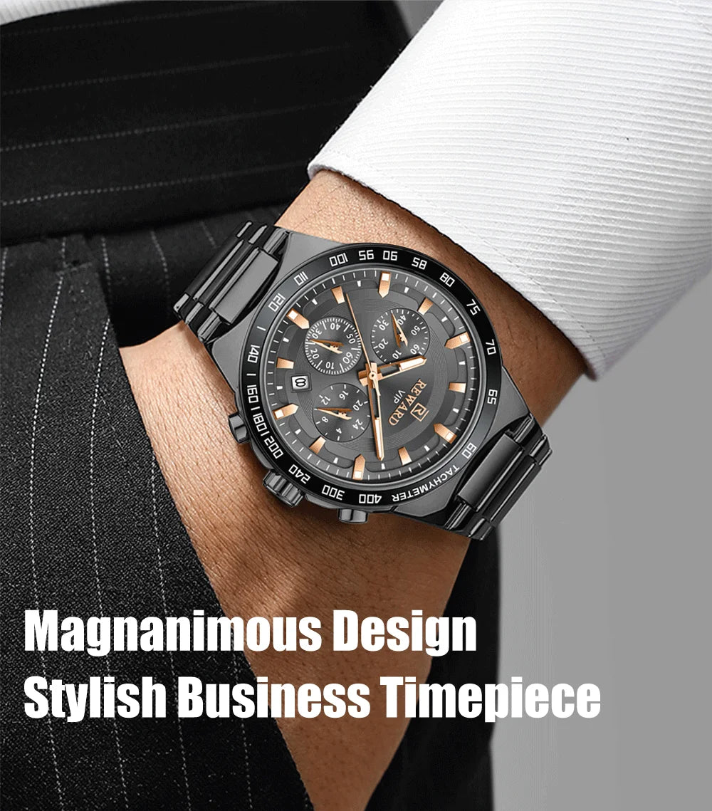 Reward New Design waterproof Casual luxury watch men In Stock fashion mens steel watch wrist chronograph watch RD81967M
