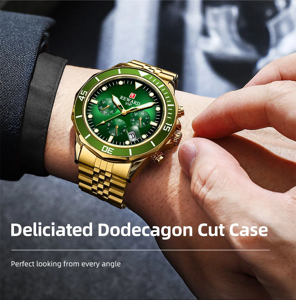 Reward Stainless Steel Watch Relogio Masculino High Quality Fashion Luxury Men Watches Wrist Business Sport Wristwatch
