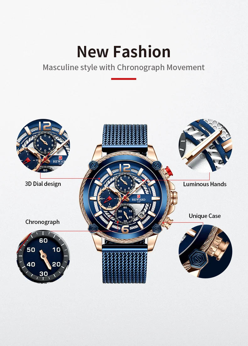 Consider dropshipping luxury watches with Reward Watches RD82022M! Our selection of high-quality timepieces includes top brands and styles, making it easy to find the perfect watch for any customer