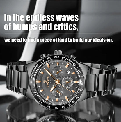Reward New Design waterproof Casual luxury watch men In Stock fashion mens steel watch wrist chronograph watch RD81967M