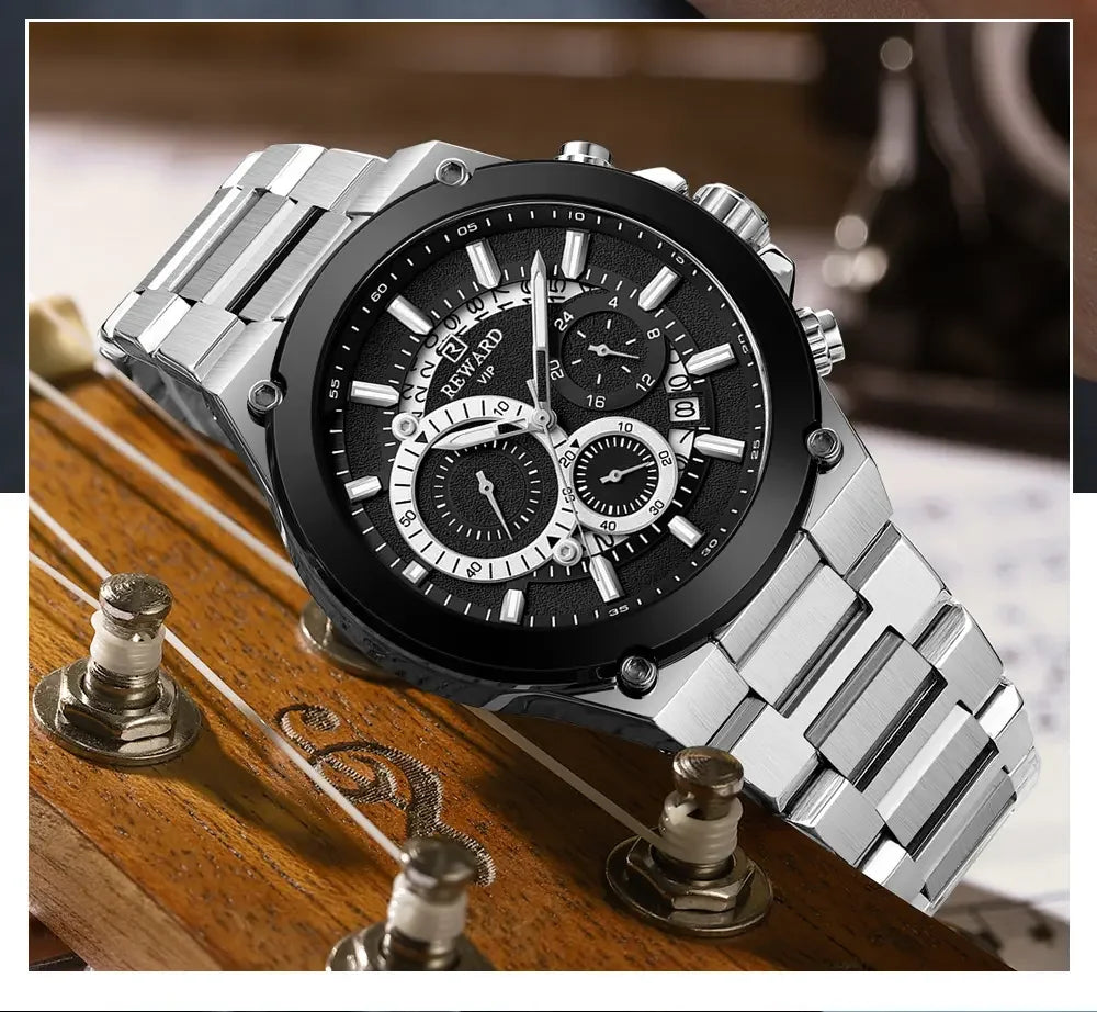 REWARD Watch Men New Arrival High Quality Stainless Steel Luxury Men's Watch