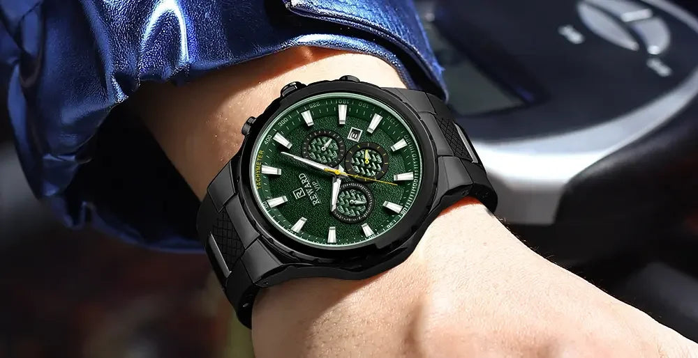 REWARD Watch for Men Casual Sport Quartz Watch Waterproof Three Eyes Fashion Men's Wristwatches