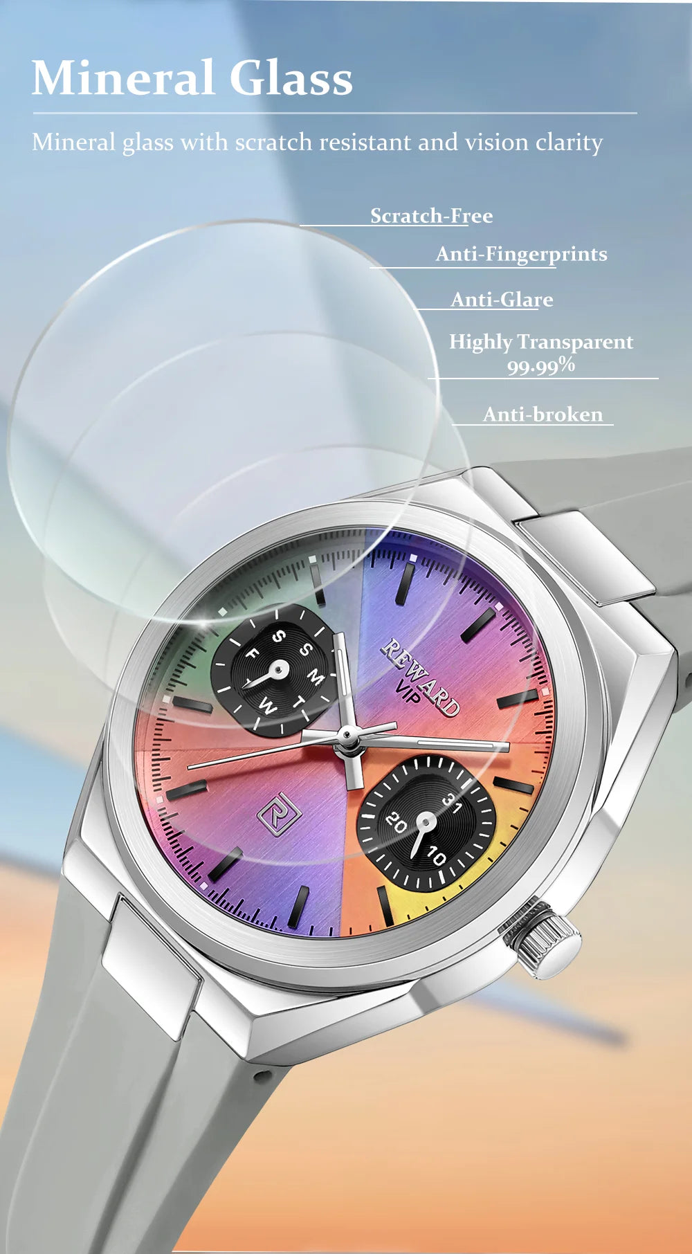 REWARD New Arrival Couple Watch Lady Waterproof Japan Movement High Fashion Silicone Women Quartz Watch