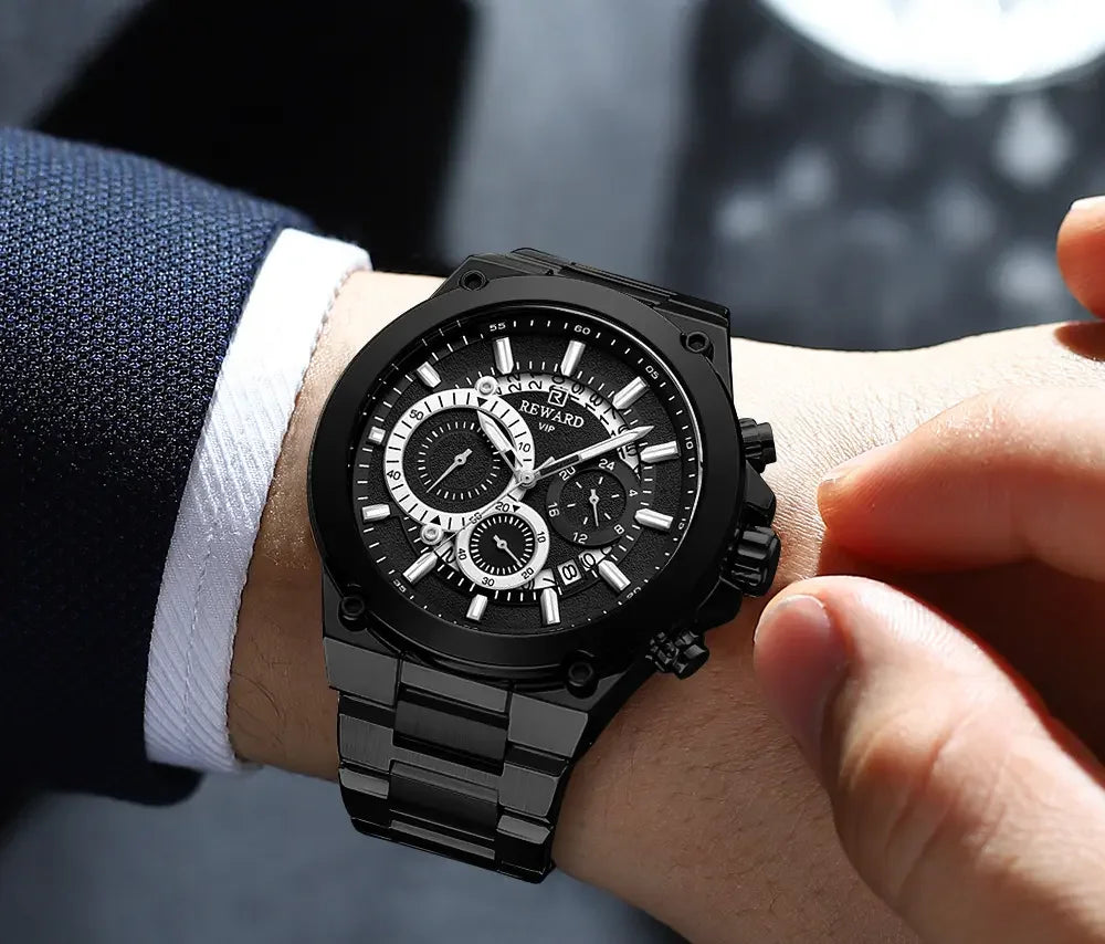 REWARD Watch Men New Arrival High Quality Stainless Steel Luxury Men's Watch