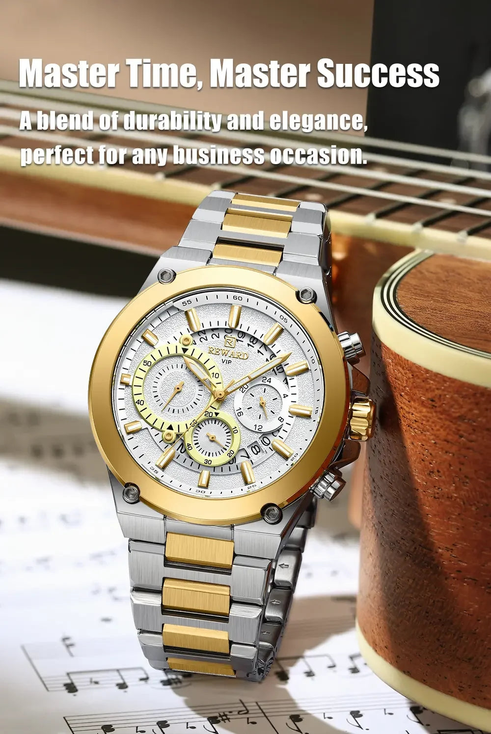 REWARD Watch Men New Arrival High Quality Stainless Steel Luxury Men's Watch