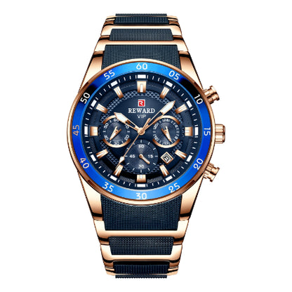 REWARD watches men wrist sport waterproof Luxury brand Silicone Band Quartz Wristwatch Male Watches Fashion Watch Man