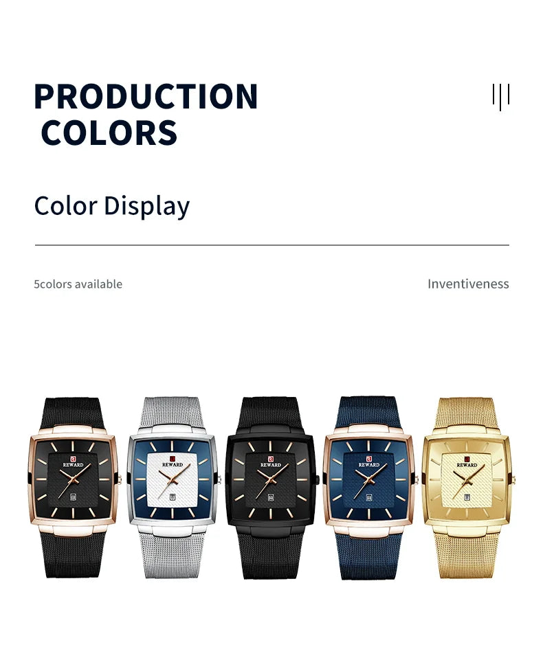 This watch model, RD62009M, is a masterpiece of minimalist design and modern functionality. The striking color combination of black and silver creates a timeless and sophisticated look that can easily match any outfit.