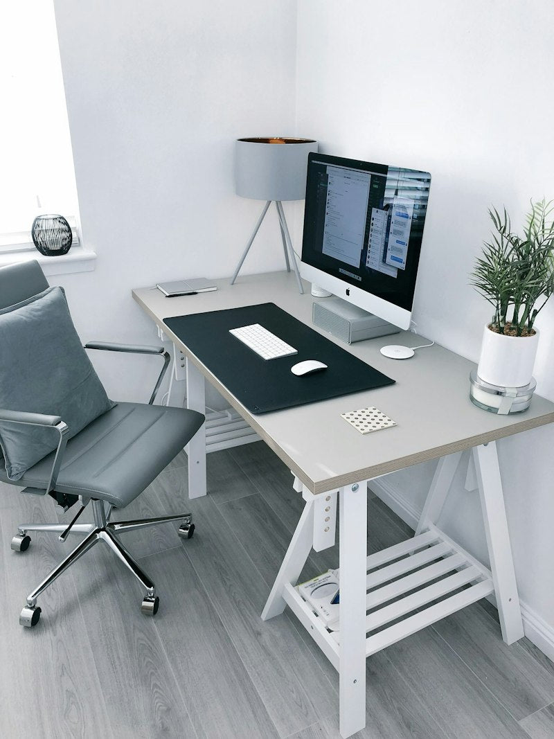 Modern Felt Large Desk Pad & Mouse Mat (80x40cm)