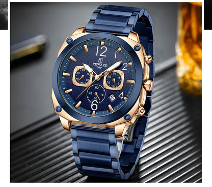 REWARD male luxury watches diving luminous robust day date big man wrist watch factory custom logo Horloge,RD81055M
