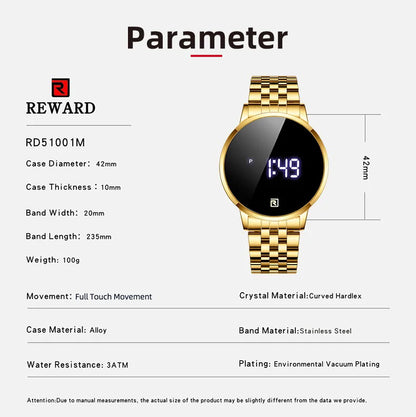 As a manufacturer of Reward brand watches, we are thrilled to offer special pricing on our premium timepieces. Our Reward watches RD51001M are designed with the latest technology and stylish designs, perfect for the modern consumer.