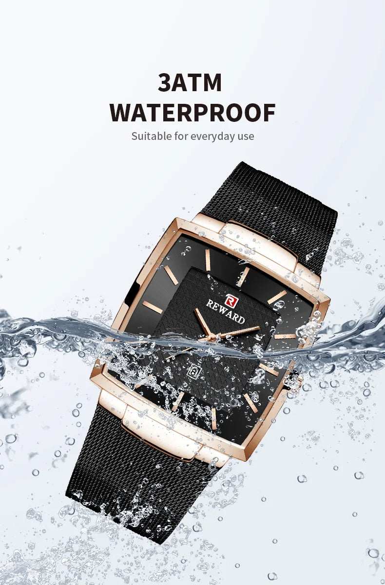 This watch model, RD62009M, is a masterpiece of minimalist design and modern functionality. The striking color combination of black and silver creates a timeless and sophisticated look that can easily match any outfit.